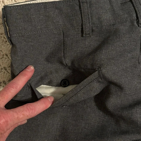 Vans Off The Wall Men's X Red Kap Work Wear Walk Shorts (size 30, Grey) - Picture 10 of 10